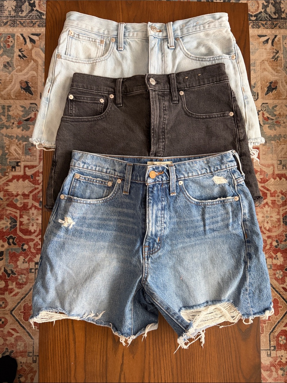 3 pairs of Madewell Denim